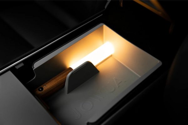 Tesla glove box led light in glove box